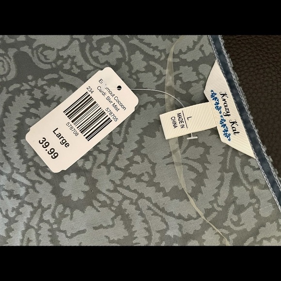 Sz Large Krazy Kat light Cardigan - Picture 8 of 9